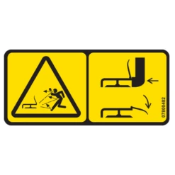 Ariens/Gravely Safety Deck Guard Decal OEM #07800402