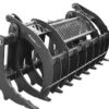 Construction Attachments 74″ Xtreme Duty Root Rake W/Grapple #1RRG74
