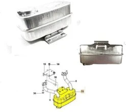 Husqvarna Twin Assembly Muffler OEM #539131604