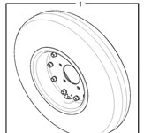 Bush Hog Tire 27.75X8.75-14.5″ 24PLY OEM #50072403SP