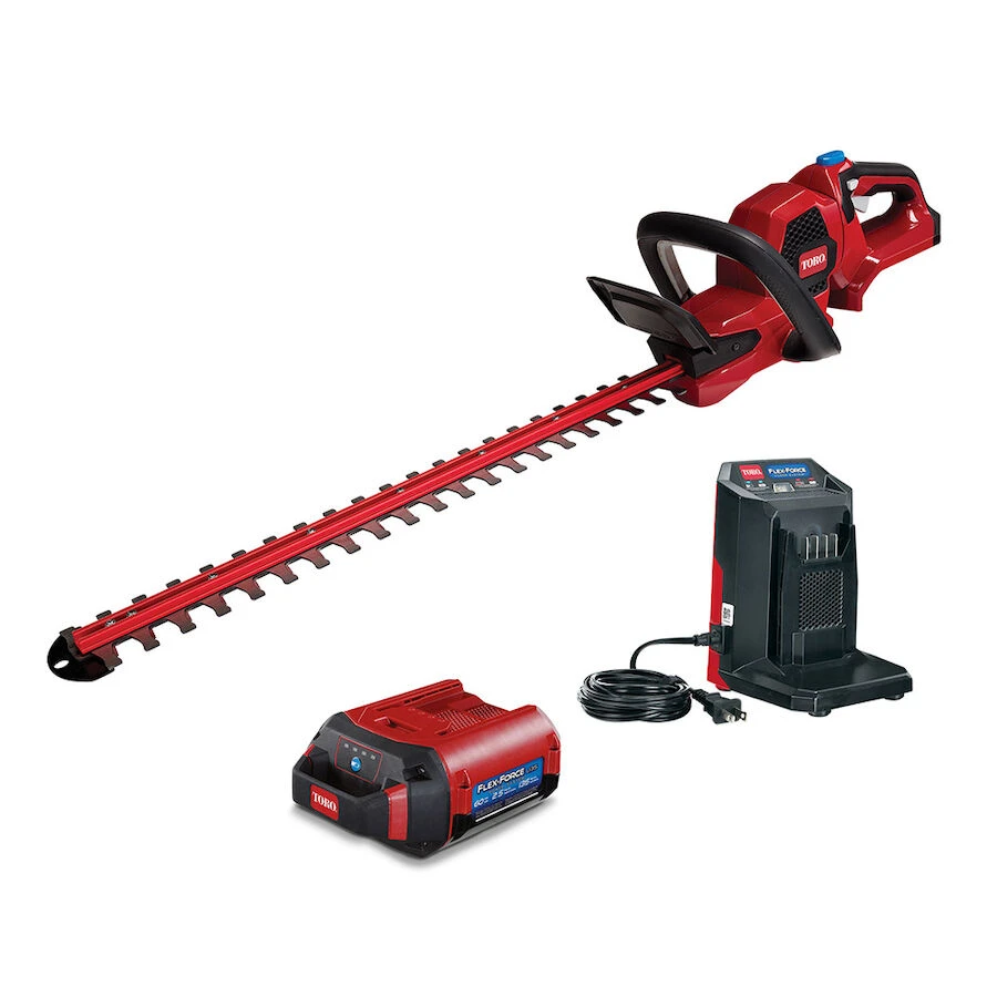 Toro 60V Max Flex-Force 24″ Cordless Hedge Trimmer Kit #51840 1 Toro 60V Max Flex-Force 24″ Cordless Hedge Trimmer Kit #51840
