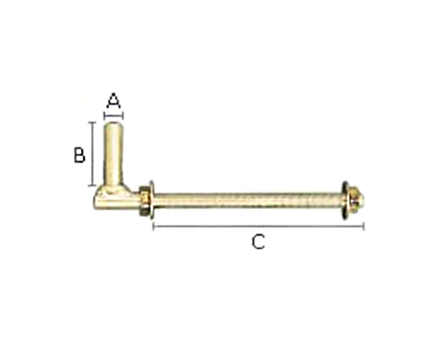 Gallagher Thru Post Gate Hanger – 10″ #F0023U 1 Gallagher Thru Post Gate Hanger – 10″ #F0023U