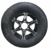 Aluma 15″ Black Liger Wheel And Tire #60-0001403