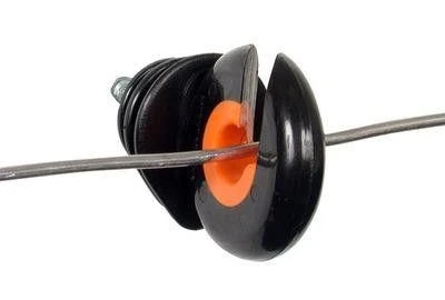 Gallagher Wood Post Screw-in Ring Insulator #G66604 1 Gallagher Wood Post Screw-in Ring Insulator #G66604