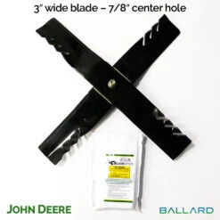 Ballard X-Blade Adapter Kit 3″ W X 15/16″ Center Hole 3-PK (1 Mower) #XBJD-1