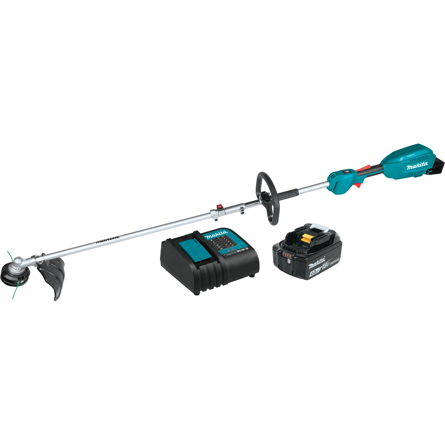 Makita 18V LXT Couple Shaft Power Head W/ String Trimmer #XUX02SM1X1 1 Makita 18V LXT Couple Shaft Power Head W/ String Trimmer #XUX02SM1X1