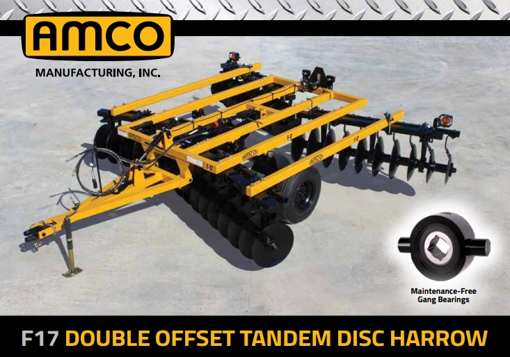 AMCO F17-3022 Tandem Disc Harrow 10’6″ 1 AMCO F17-3022 Tandem Disc Harrow 10’6″