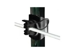 Gallagher HD T-Post Wide Jaw Pinlock Insulator – Black #G682034